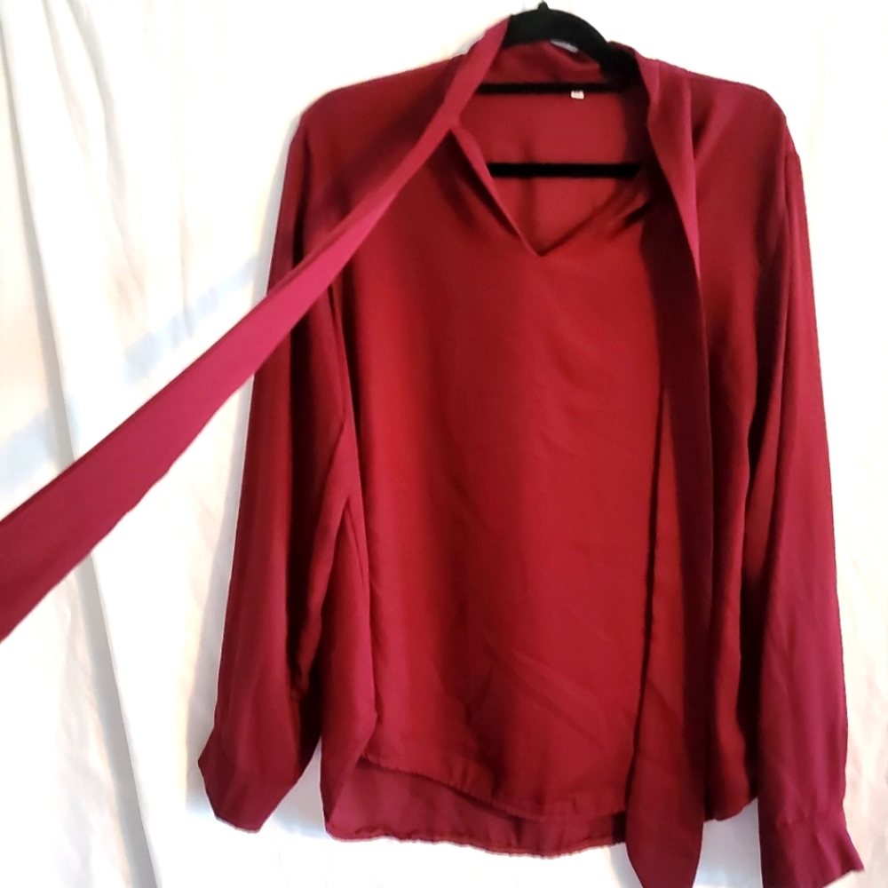 Maroon blouse